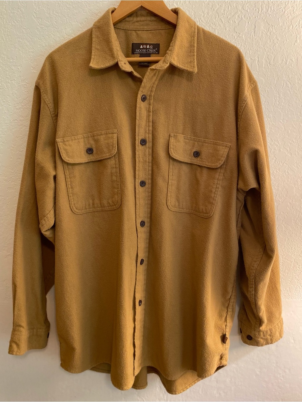 Vintage Moose Creek Thick Chamois Cloth Rugged Outdoor Shirt